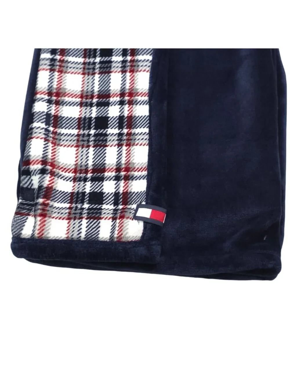 Tommy Hilfiger Reversible Plush Throw Blanket 50x70